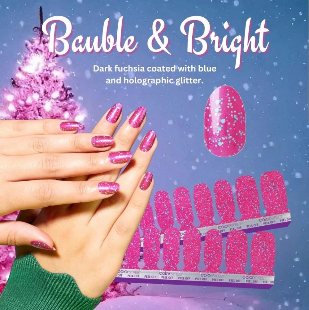 Color Street Bauble & Bright Nail Polish Strips - B3G1 (See Details Below) - Picture 2 of 4